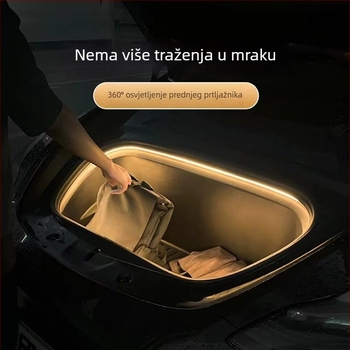 Kryt ambijentalne lampe prednjeg prostora Model 3/Y, silikon, ugradnja bez oštećenja