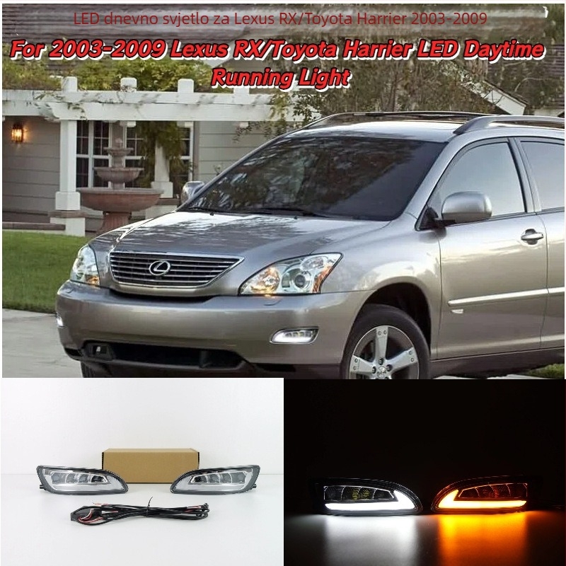 LED dnevna svjetla i svjetla za maglu Lexus RX/Harrier (2003-2009)