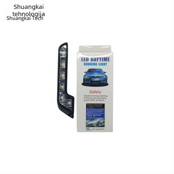 Automobilske LED dnevne svjetilice, L-oblik, 6-LED 3030, 12V, 4.2W, 0.35A