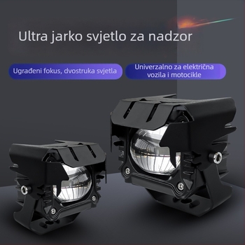 LED reflektor za motocikl s lećom, 60W, 4600 lm, IP67, 12-80V