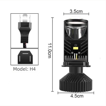 Y9 LED prednje svjetlo za H4 – integrirani visoki i niski snop, 40W, 12V, 4500LM, IP65, aluminijska legura