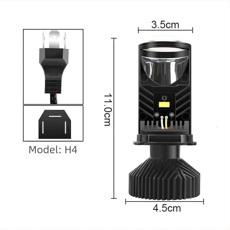 Y9 LED prednje svjetlo za H4 – integrirani visoki i niski snop, 40W, 12V, 4500LM, IP65, aluminijska legura