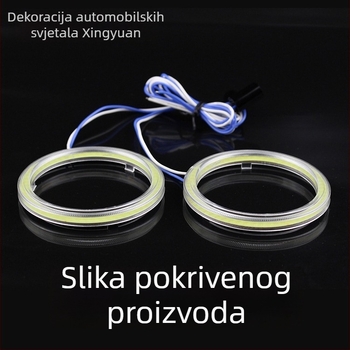 COB LED svjetla za automobil i motocikl, anđelsko oko, dnevna svjetla, svjetlo za maglu, zvuk klaksona, Demon Eye