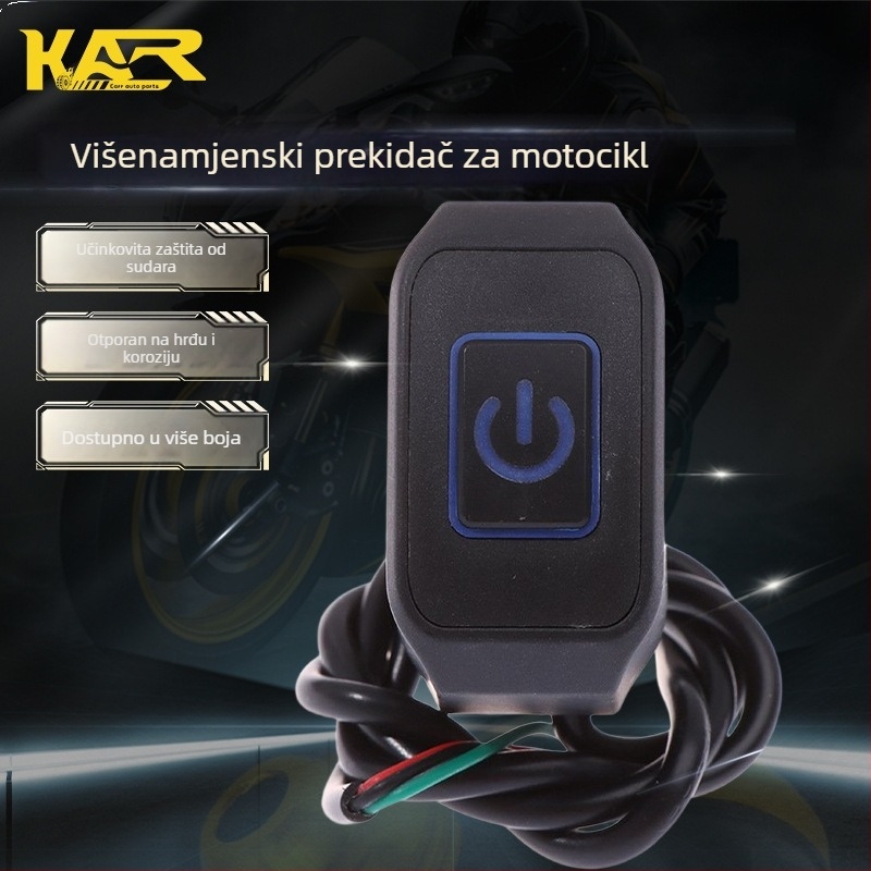 Prednja svjetiljka za električna vozila i motocikle, zvučnik, svjetlo za pretjecanje, paljenje reflektora, višenamjenski zaključavajući prekidač napajanja, dodatak