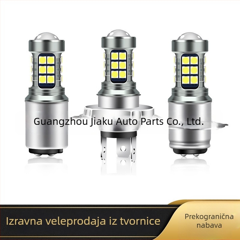 LED motociklističko prednje svjetlo kompatibilno s H4/H6 BA20D/P15D, 12-80V, 10W, 850 lm, IP65, LED 3030