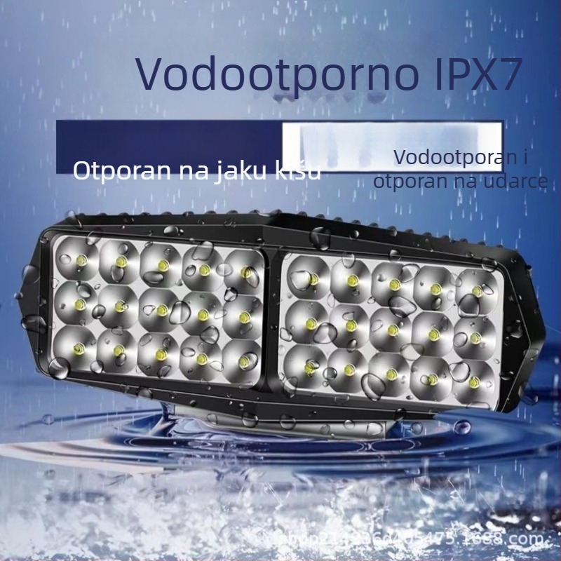 LED far za vozila – Spotlight model, 5W, 12-82V, višestruki LED izvori, leća