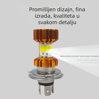 Unaprijeđeno LED prednje svjetlo za električna vozila – osmerokutno LED svjetlo za motocikl i skuter, dugi i kratki snop