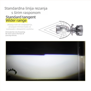 LED laserski far za automobile i motocikle s dvostrukom lećom, 120W, 12V, 12000 lm, IP68, model M01u-H4