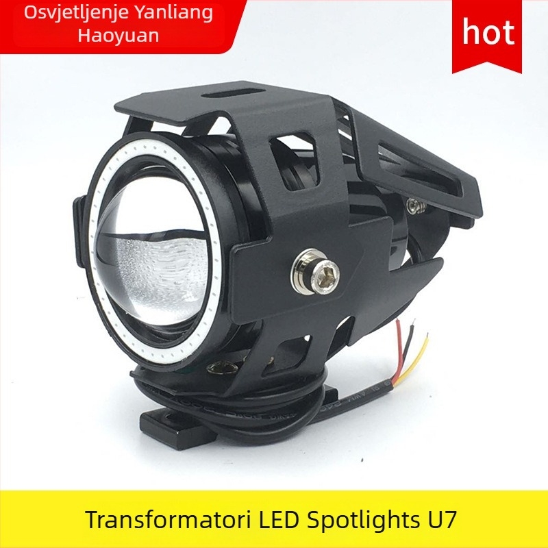 Vanjski LED far za automobile, motocikle i EV — 10W, 12–85V, 1200 lm, aluminijsko kućište, koncentrirana leća