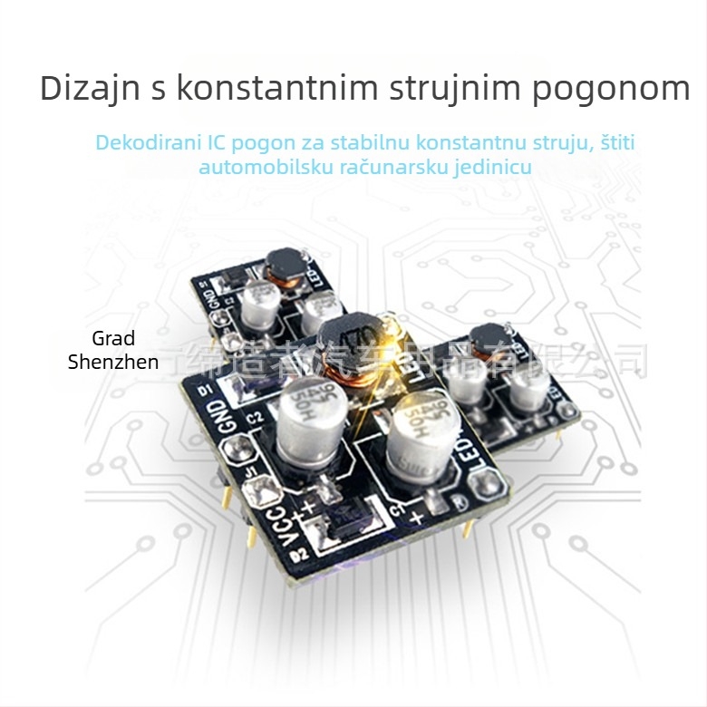 Motocikl LED prednje svjetlo COB, model P15D-2-1, 7.5W, 9-15V, 570 lm