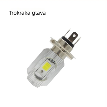 H4 LED svjetlo za motocikl, 12W, 12-80V, aluminij, fokusni snop