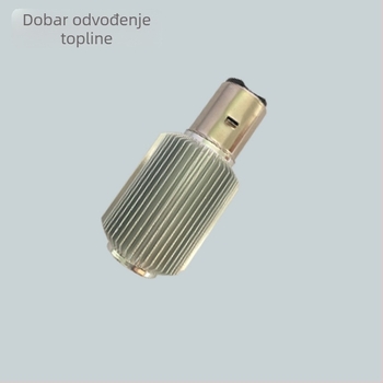 H4 LED svjetlo za motocikl, 12W, 12-80V, aluminij, fokusni snop