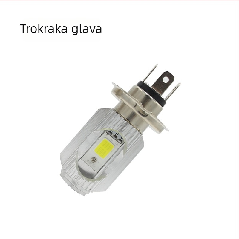H4 LED svjetlo za motocikl, 12W, 12-80V, aluminij, fokusni snop