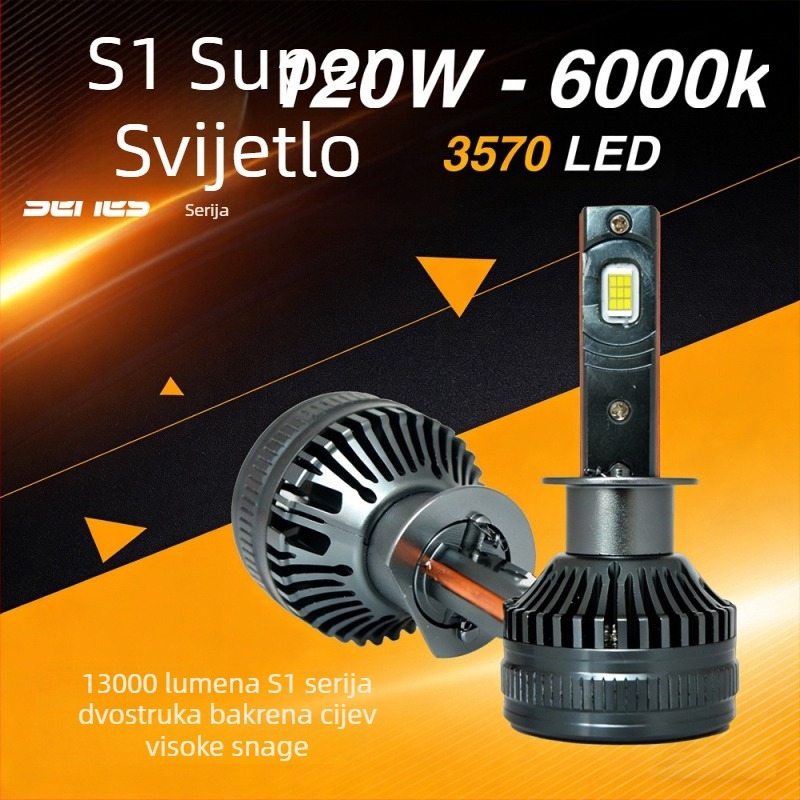 H7 LED svjetlo za maglu, 120W, 12V, IP68, 100000LM