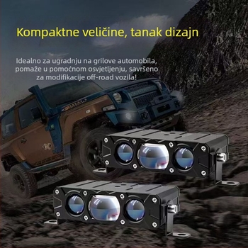 LED svjetlo za rešetku hladnjaka automobila – 3-LED modul, 60 W, 10-24 V, 14000 lm, IP67