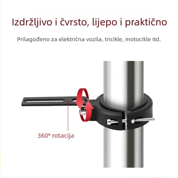 Držač LED reflektora za motocikl - plastični nosač