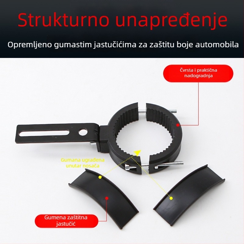 Držač LED reflektora za motocikl - plastični nosač