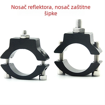 Aluminijski nosač za montažu reflektora i LED svjetla na električna bicikla i motocikle