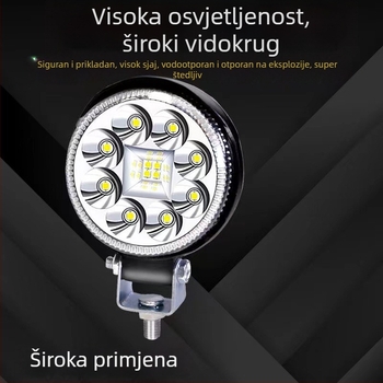 Univerzalni LED reflektor za vozila, 12-80V, 20W, aluminij, PC leća, vodootporan i otporan na prašinu