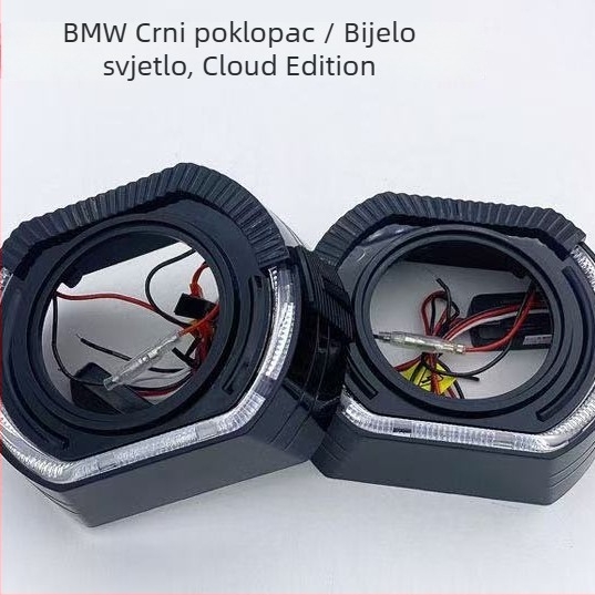 Univerzalni LED poklopac za prednje svjetlo s Angel Eye, 3in/2.5in, s integriranim vodičem svjetla
