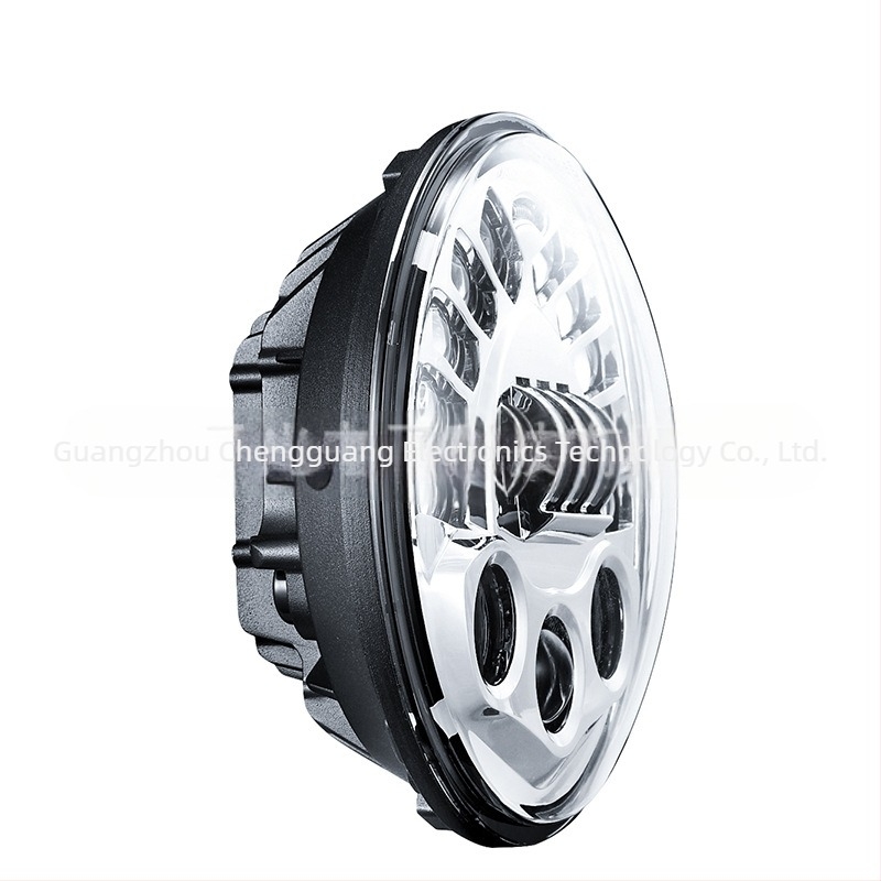 LED prednje svjetlo za Harley motocikl s gravitacijskim senzorom, automatsko podešavanje visokih i nižih snopova, 70W, 12V, OSRAM LED, IP67, MS-8088M