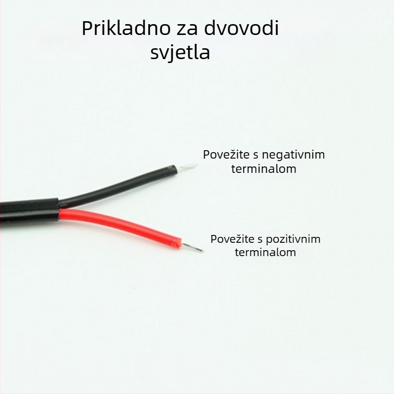 Prekidač LED svjetla za motocikl s dvostrukim OKRUGOM, daljinsko upravljanje – model G885, 120W, 9-24V, 10A