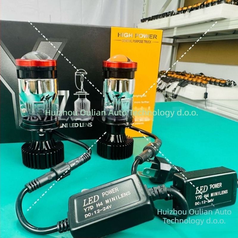 Motociklističko LED prednje svjetlo Y7-H4 – 60W, 12V, 10000 lm, IP68