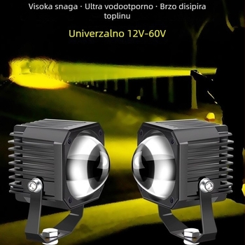 LED reflektor za automobil, kamion i motocikl — 12/24V, visok snop, pomoćno svjetlo za off-road