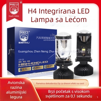 H4 LED bifokalni far s lećom, 12V, 100W, 5000–8000 lm, IP67