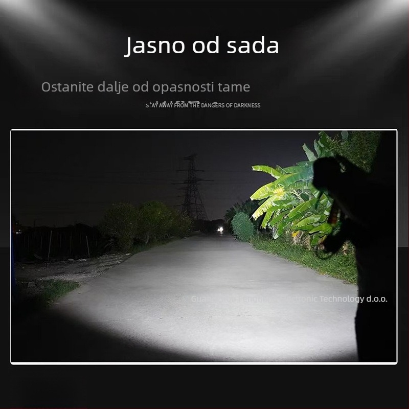 LED svjetlo za vožnju, kvadratni reflektor, 20W, 9-36V, 6800lm, 5050 LED, 50 000h vijek