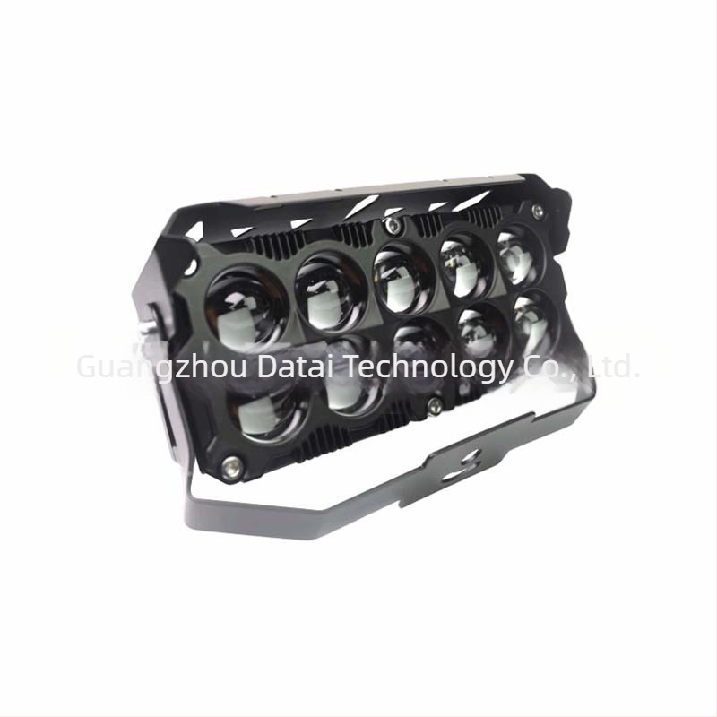V10 LED reflektor za motocikl, 100W, visoka svjetlost, dvostruka leća, vanjsko pomoćno svjetlo