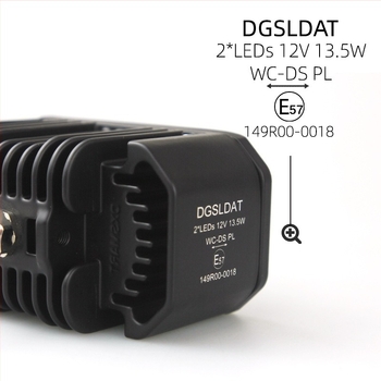 LED prednja svjetlosna sklop za motocikle i elektrčna vozila, DS razred, E-Mark certifikat, 12V, 13,5W