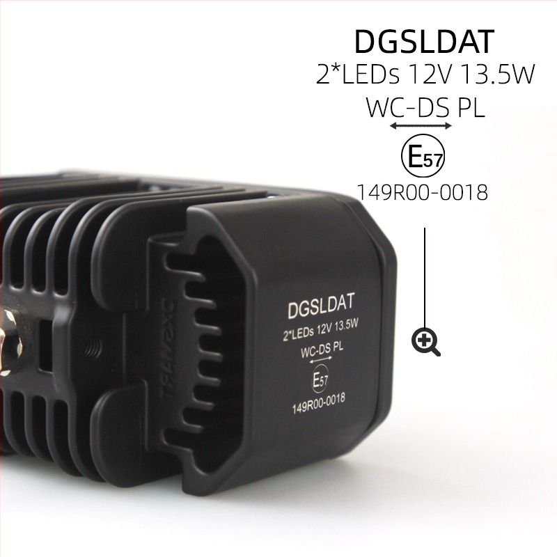 LED prednja svjetlosna sklop za motocikle i elektrčna vozila, DS razred, E-Mark certifikat, 12V, 13,5W