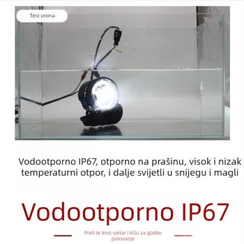 LED prednje svjetlo za maglu s Angel Eyes, aluminijsko kućište, IP68, 3000 lm, 12–24 V