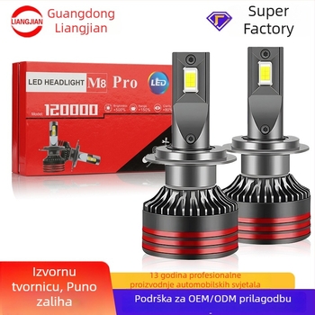 Automobilska LED glavna svjetla M8 Pro, 60W–120W, 9–60V, 7200LM, IP68
