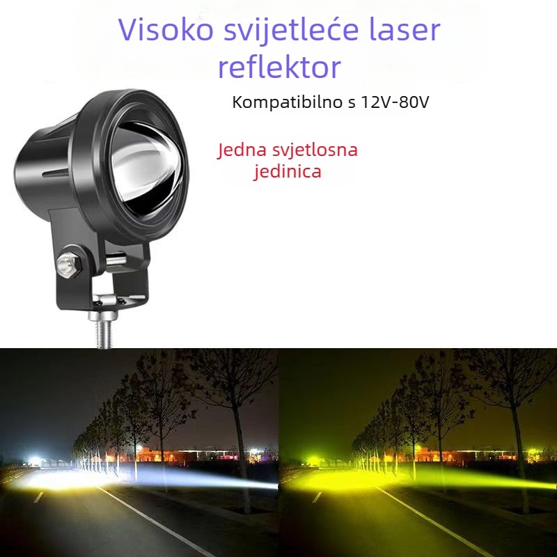 LED reflektor za kamion - 20W, DC12-80V, IP67, aluminijska legura, LED 3570