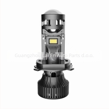 M8A LED prednje svjetlo za motor s H4 bifokalnom lećom, 40W, 12V, IP68, 6800LM, kućište od lijevanog aluminija