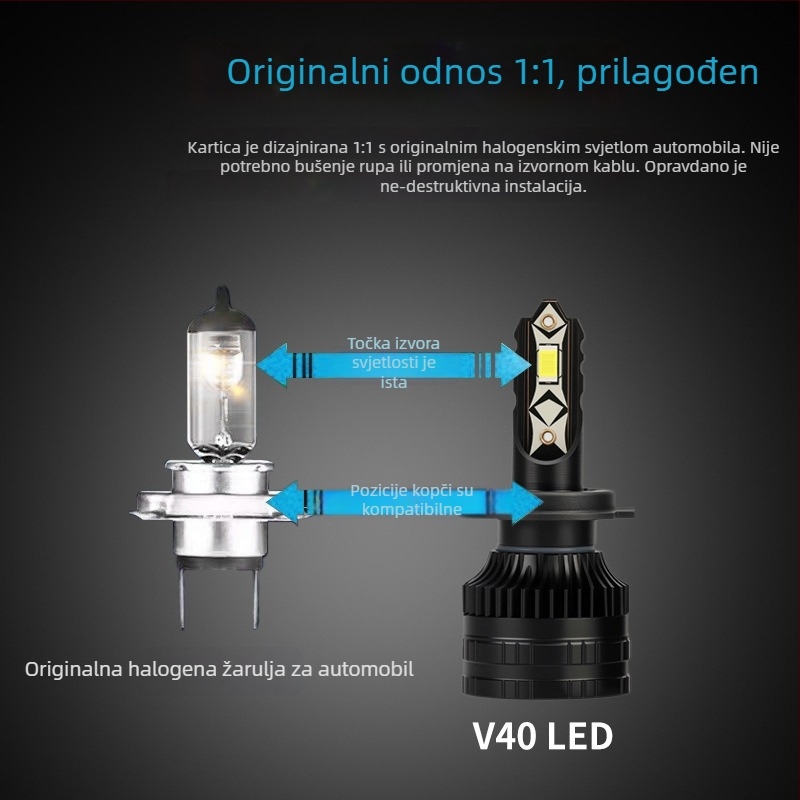 K30 LED auto prednje svjetlo, univerzalno, 12-36V, 35W, 4200lm, IP68