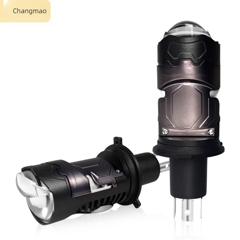 H4 LED svjetlo za motocikl s aluminijskim kućištem, fokusna leća, 50W, 12-80V, IP67, 3000 lm