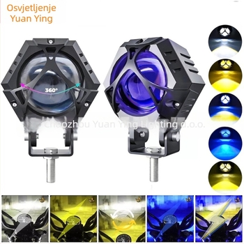 M1 Pro motocikl svjetiljka — LED 60W, kućište od avionskog aluminija, reflektirajuća čašica, deset načina treperenja, model G0060