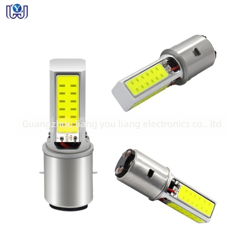 Motocikl LED glavna svjetla BA20D COB, četverostrano, visok/niski snop, 800LM, 9-60V, aluminijsko kućište
