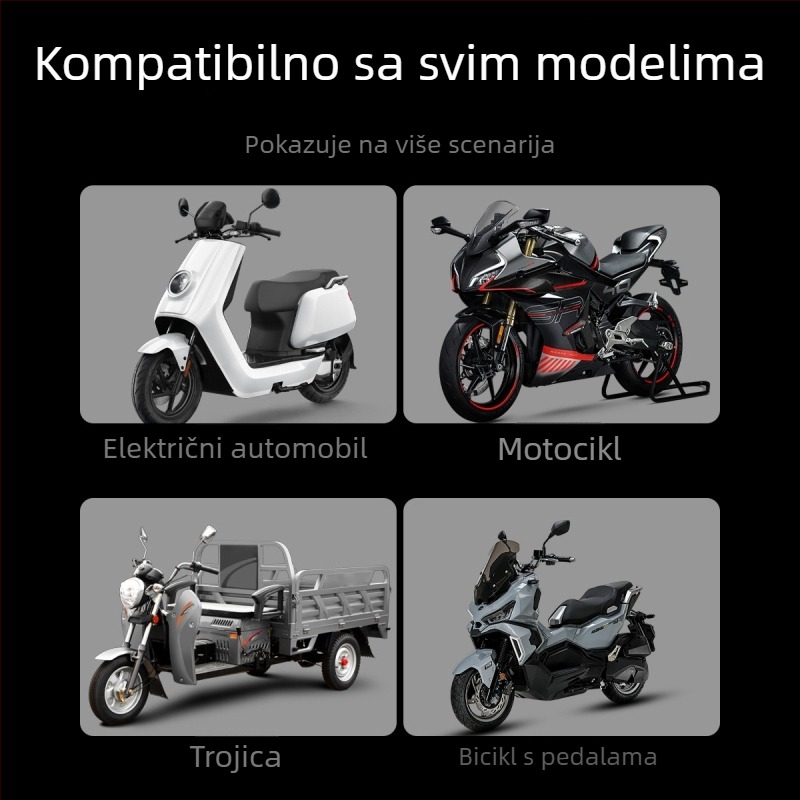 Motociklističko LED svjetlo, aluminijsko kućište, 12V, LED izvor, vodootporno, model Motor293