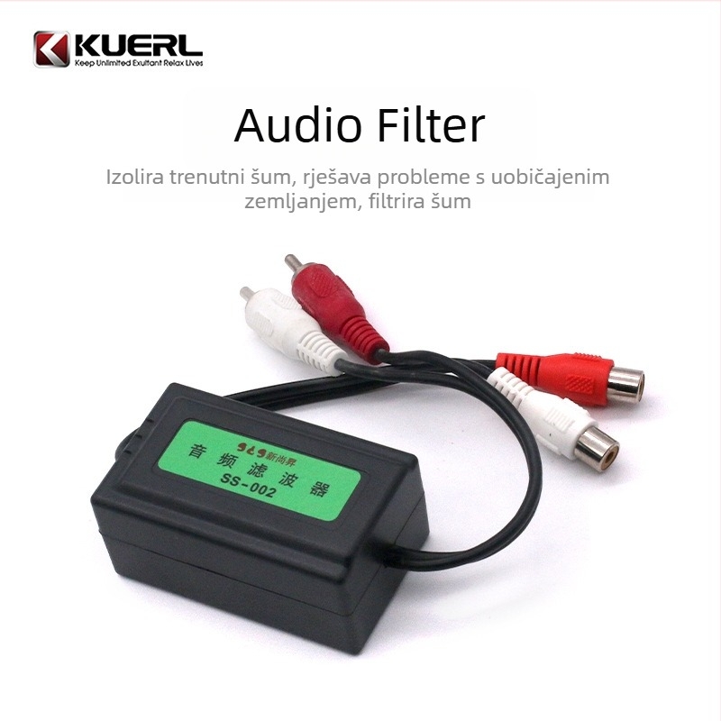 Filter za zvuk u automobilu KUERL FH-201, težina 0.2, model FH-201, ovlaštene privatne marke: Da