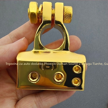 Terminal za automobilsku bateriju – univerzalni, 12V, metalni, model Battery head, prilagođena obrada