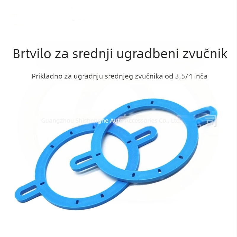 Plastični središnji nosač za montažu i podložnica za auto audio sustav za srednje zvučnike