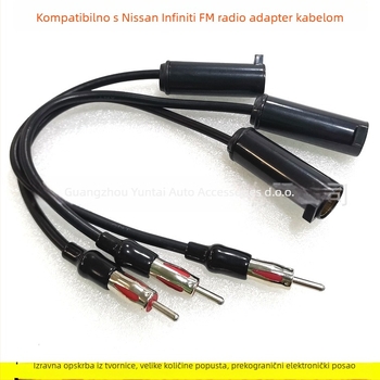 Kabel antene za audio-modifikaciju NI-25, bakar, 0,04 kg, kompatibilan sa starim Nissan Paladin i drugim modelima – FM antena