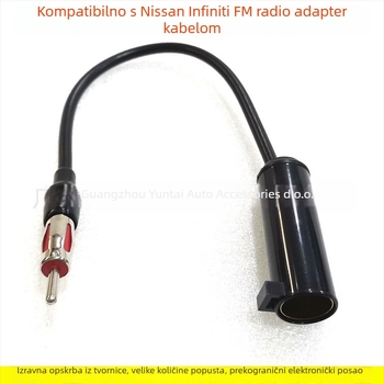 Kabel antene za audio-modifikaciju NI-25, bakar, 0,04 kg, kompatibilan sa starim Nissan Paladin i drugim modelima – FM antena