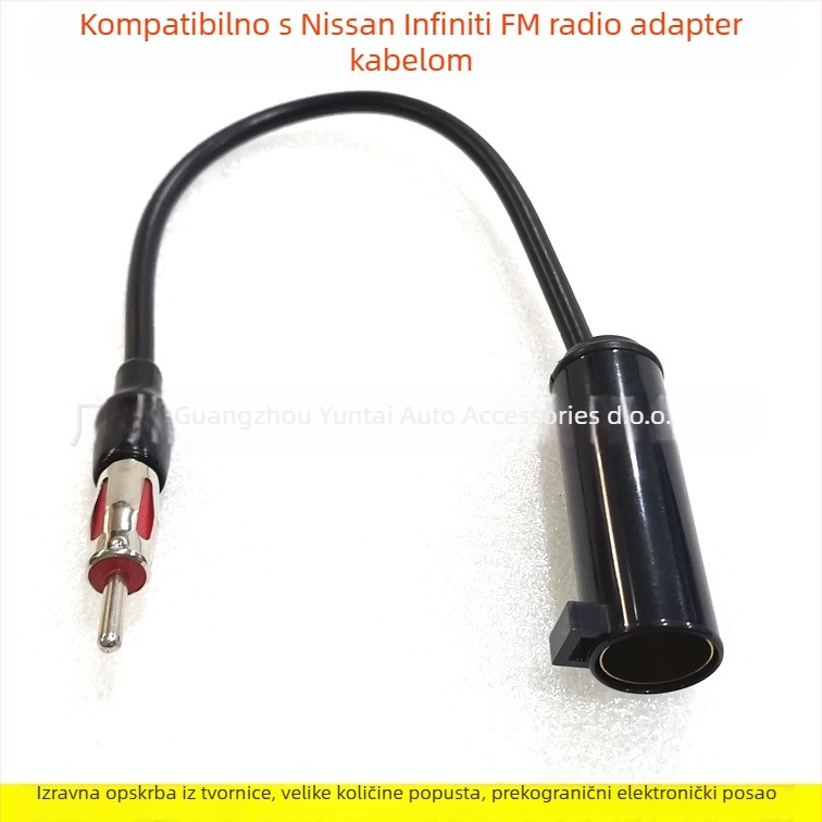 Kabel antene za audio-modifikaciju NI-25, bakar, 0,04 kg, kompatibilan sa starim Nissan Paladin i drugim modelima – FM antena