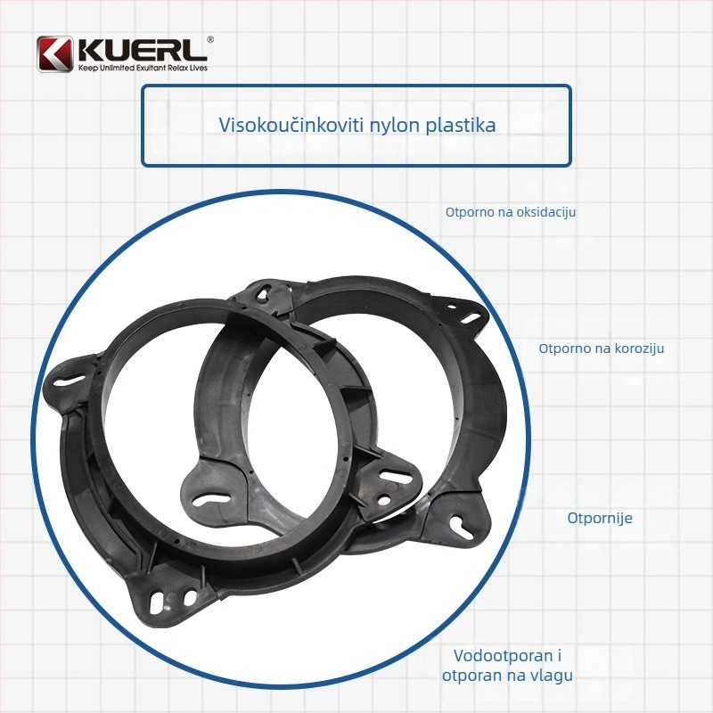 Prsten zvučnika za Toyota prednja vrata 6x9 – PVC materijal, model LBD-30, modifikacija automobilske audio opreme