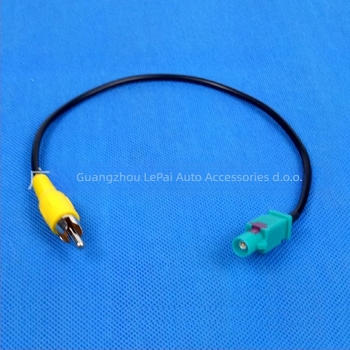 Adapter kabel za stražnju kameru, FAKRA na RCA priključak, kompatibilan s Mercedes-Benz i Volvo – zadržava OEM kameru